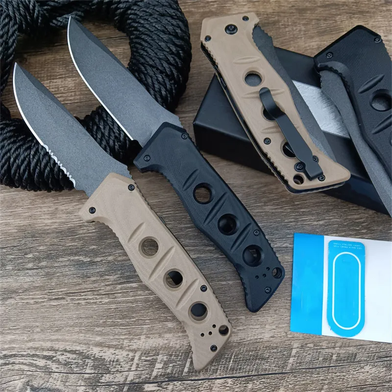 BM 2750SGY3 SHANE SIBERT AU A ADAMAS CUCHILLO PLEGABLE 3.78 "CRUWEAR TUNGSTEN COMBO COMBO COMBO DESERT TAN G10 MANIJAS DE 