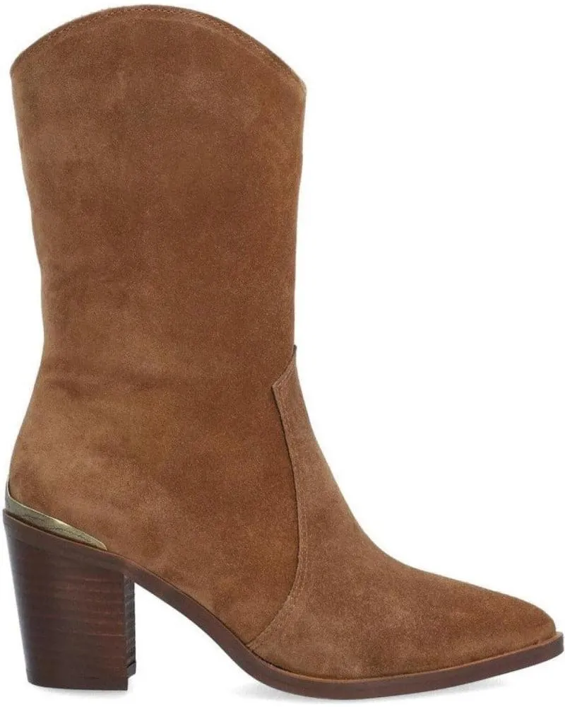 Botas de Mujer ALPE BOTAS DE TACON 2574 CUERO MARRóN