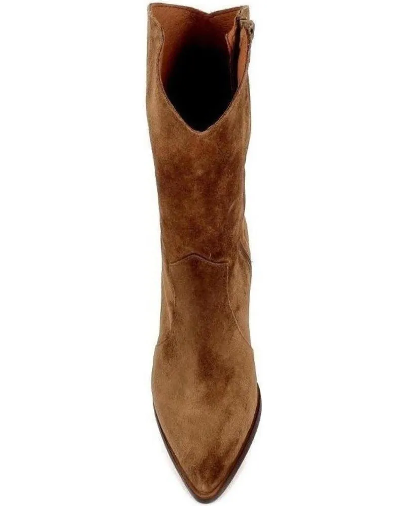 Botas de Mujer ALPE BOTAS DE TACON 2574 CUERO MARRóN