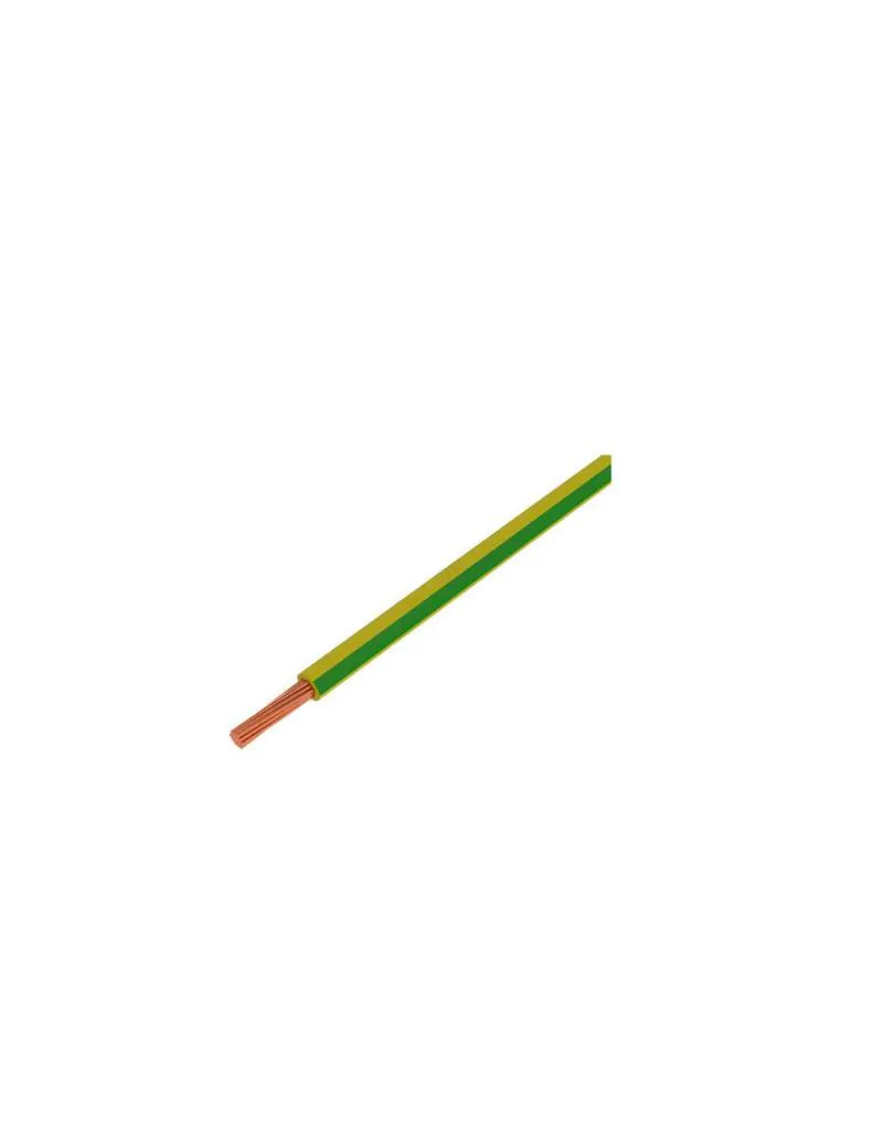 CABLE FLEXIBLE H07VK 1X4 MM² | AMARILLO/VERDE 100 METROS
