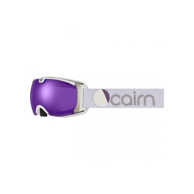 Cairn Pearl Spx3 [ium] Máscara de esquí (Mat White Purple) mujer