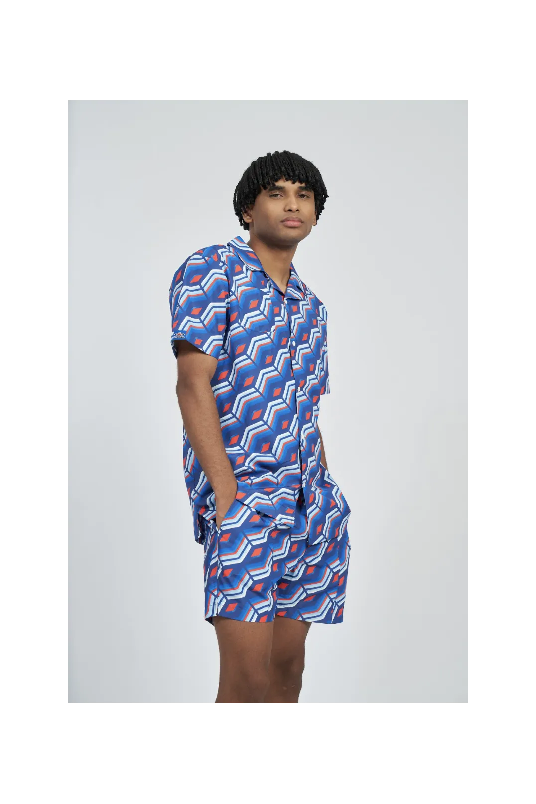 Camisa Umbro  Cabana Printed Regal Blue Multi