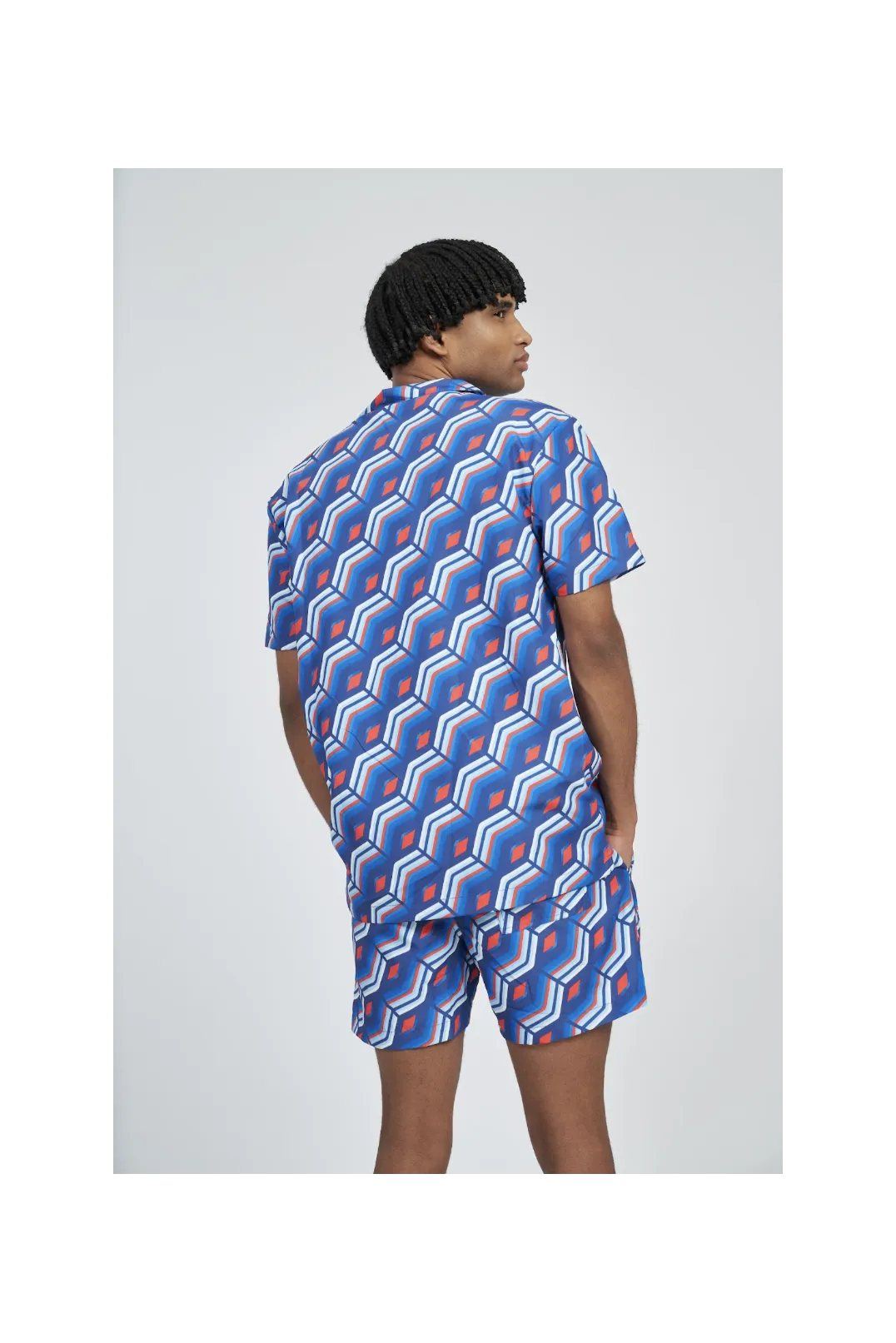 Camisa Umbro  Cabana Printed Regal Blue Multi