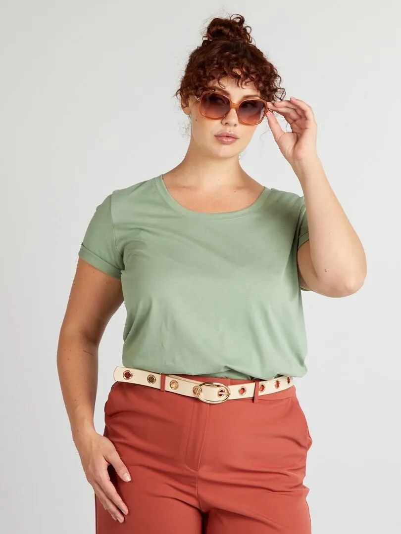 CAMISETA LISA  VERDE
