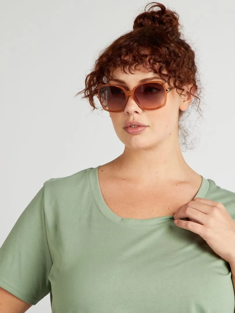 CAMISETA LISA  VERDE