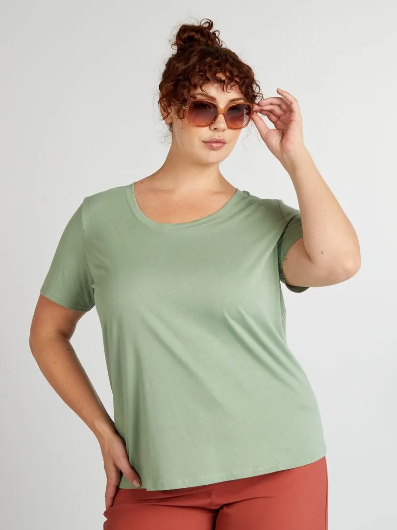 CAMISETA LISA  VERDE