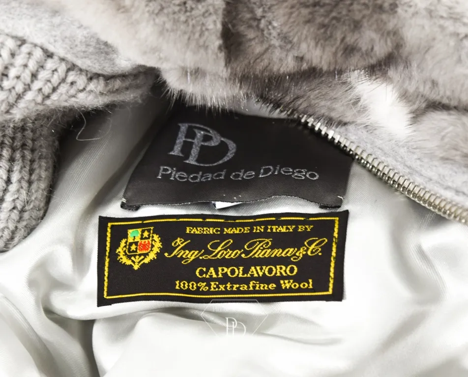 Chaqueta Cashmere Visón – Chaqueta con Piel – Funka