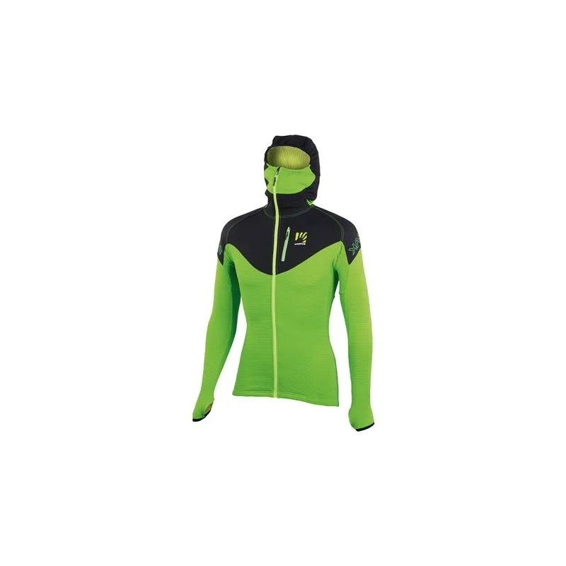 CHAQUETA KARPOS KPERFORMANCE FLEECE VERDE MANZANA/GRIS OSCURO