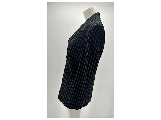 Chaquetas AMI T.fr 36 Lana Negro 