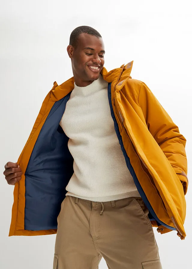 Chaquetón marrón canela