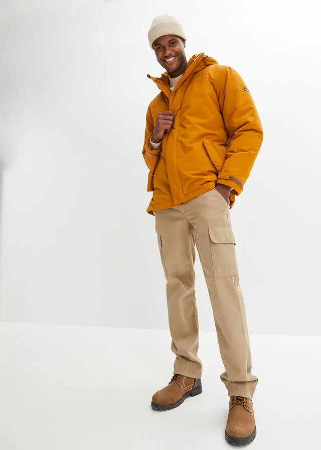 Chaquetón marrón canela