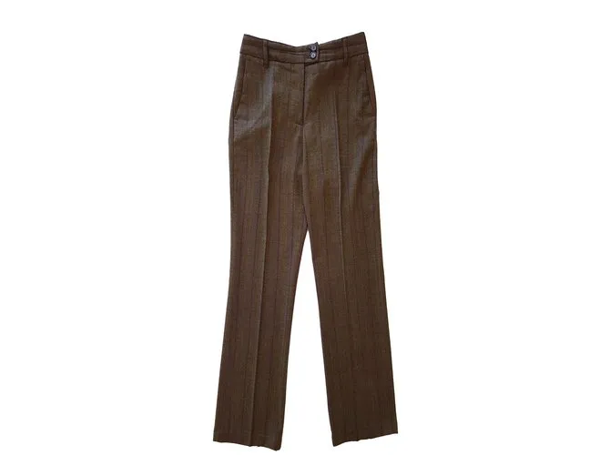 Etro Pantalones, polainas Castaño 