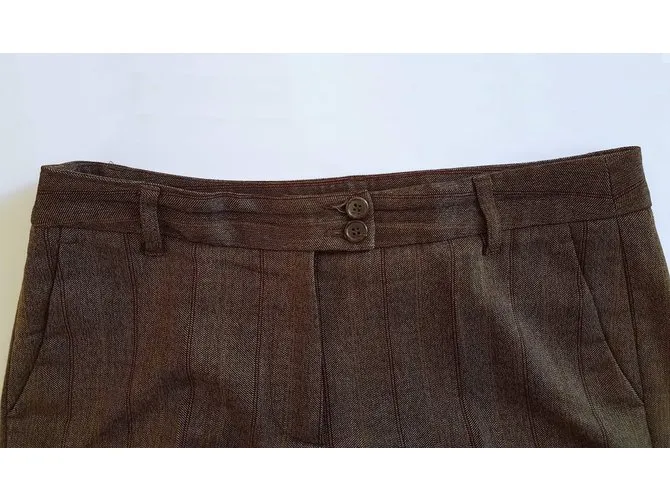 Etro Pantalones, polainas Castaño 
