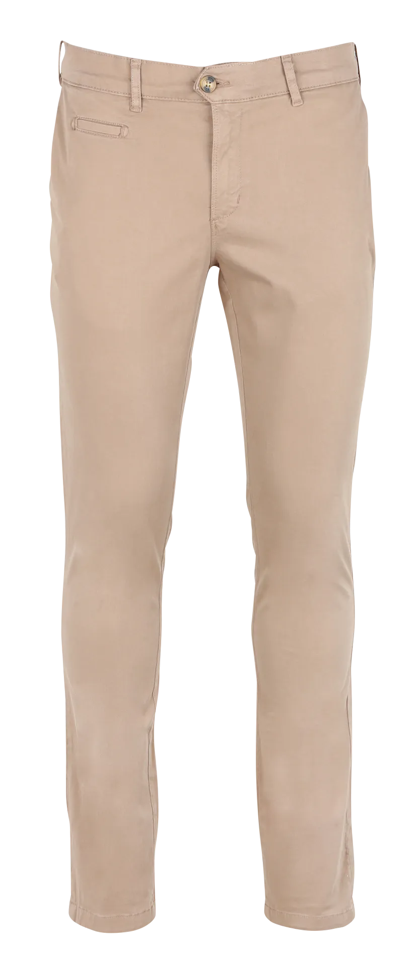 FAGUO BRIX  PANTALóN RECTO DE MEZCLA DE ALGODóN ORGáNICO EN BEIGE