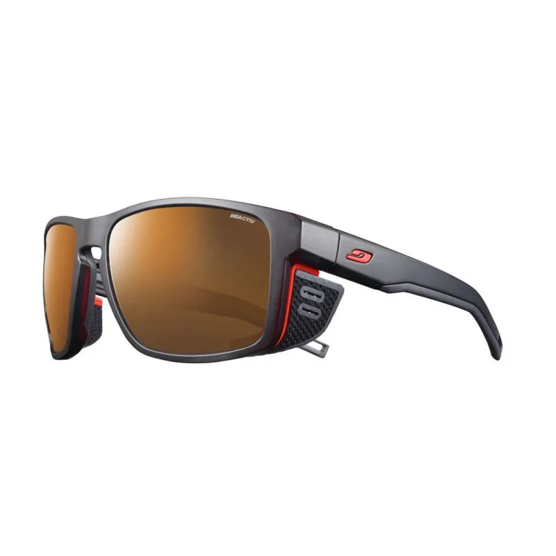 GAFAS DE SOL JULBO SHIELD M (NEGRO/NARANJA  REACTIV HM 24)