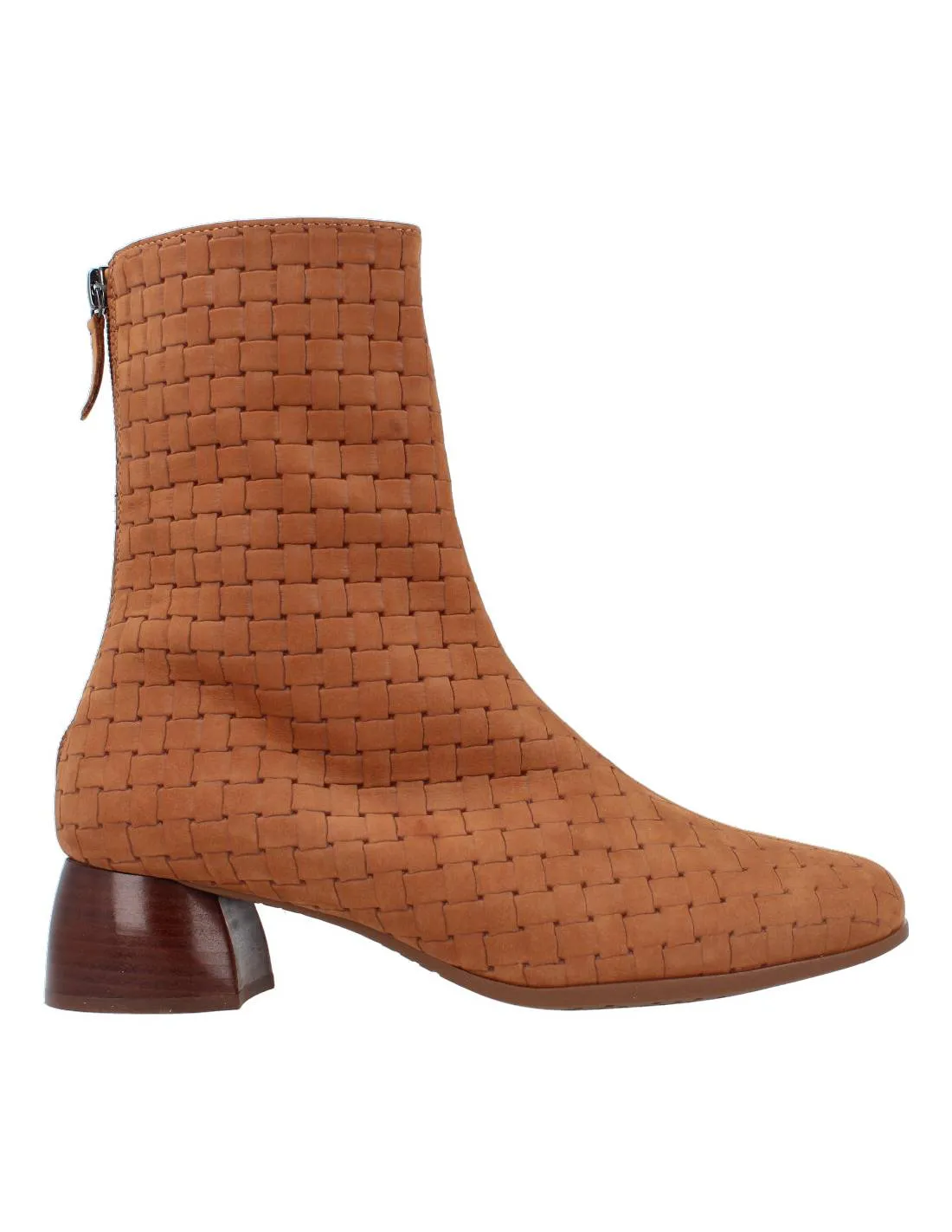 GAIMO  BOTíN TACóN MADERA PIEL CHUCK WOOD