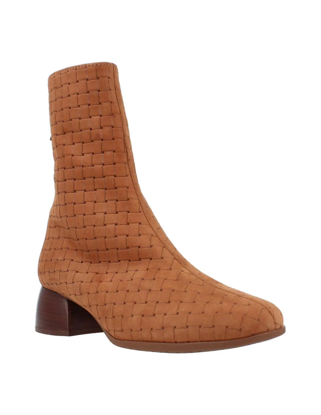GAIMO  BOTíN TACóN MADERA PIEL CHUCK WOOD
