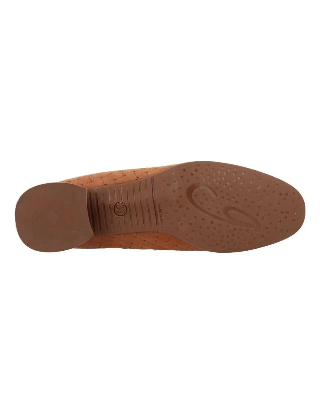 GAIMO  BOTíN TACóN MADERA PIEL CHUCK WOOD