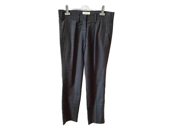 ISABEL MARANT ETOILE Pantalón T.Lana M internacional Gris 