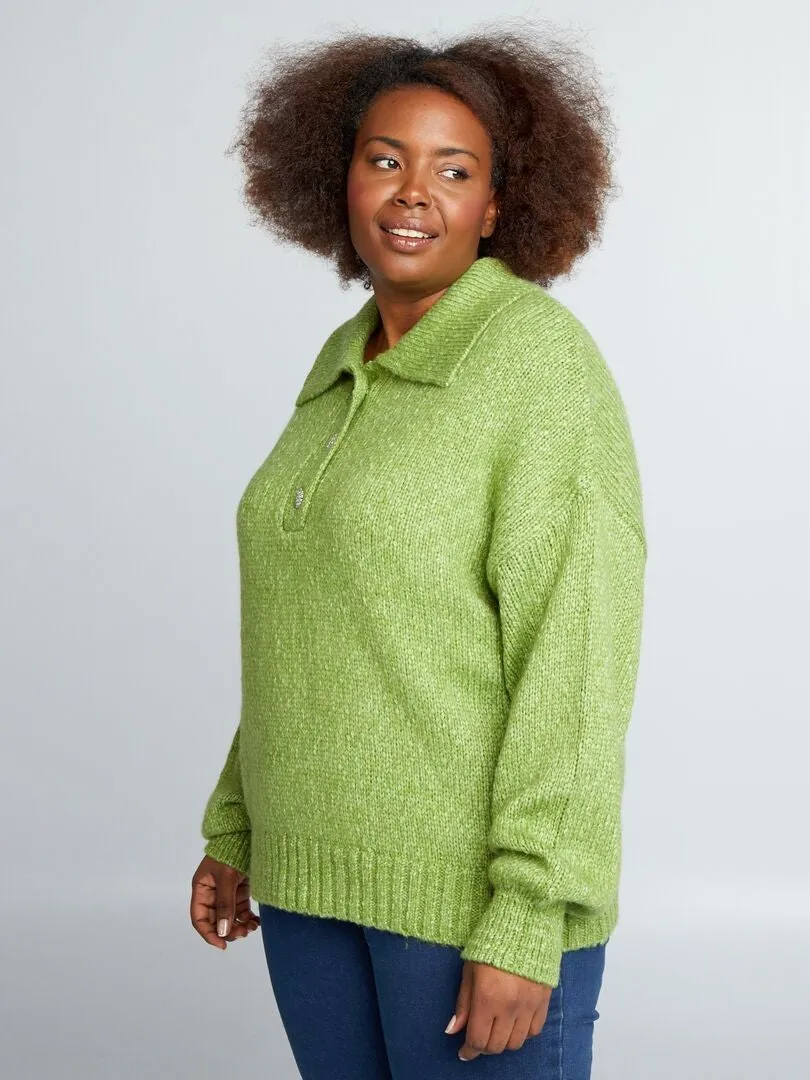JERSEY DE PUNTO GRUESO  VERDE