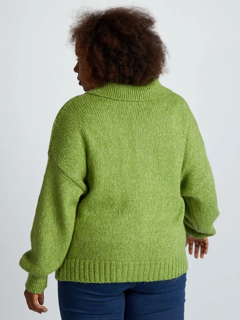 JERSEY DE PUNTO GRUESO  VERDE
