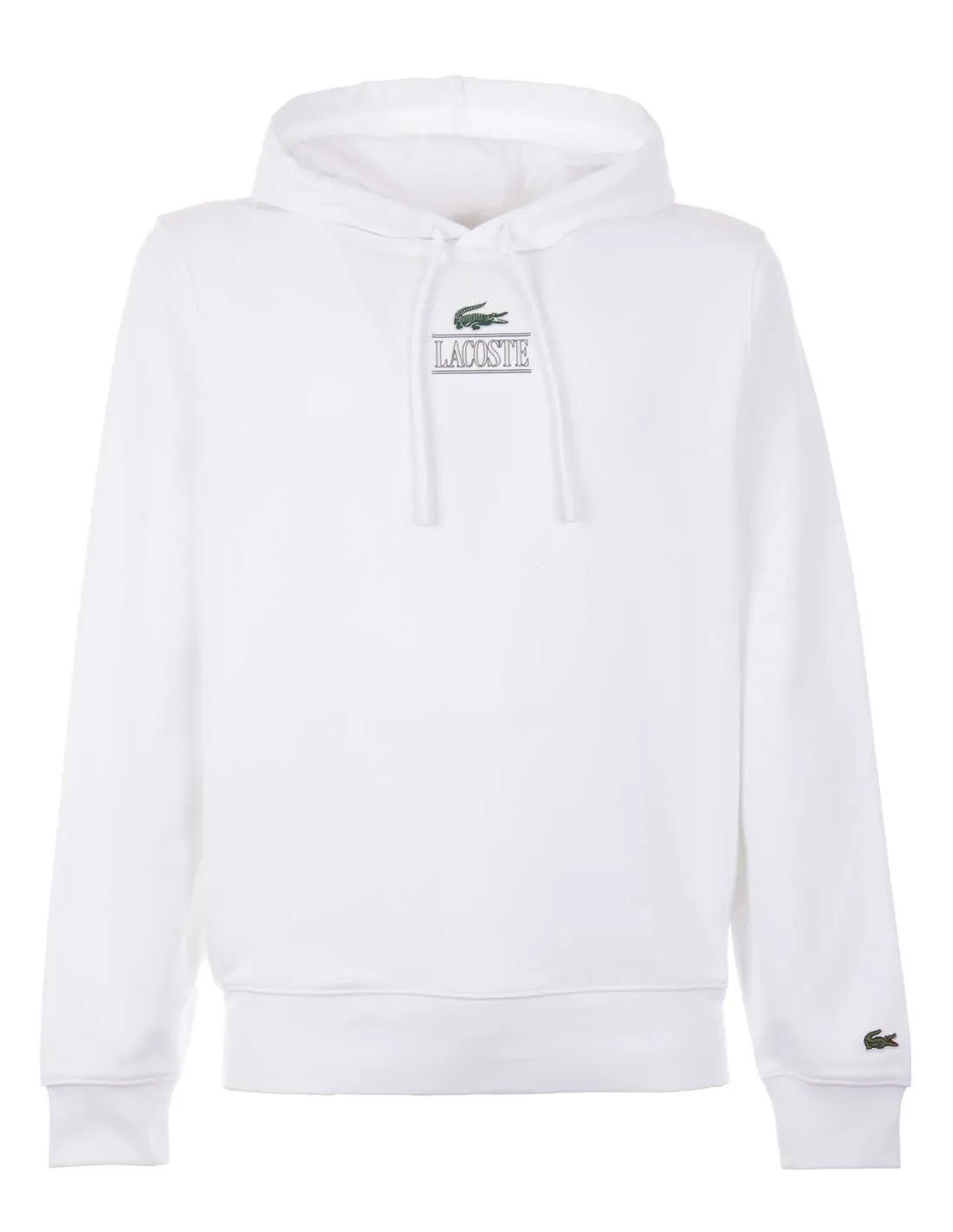 LACOSTE  SUDADERA BLANCA SH5643 HOMBRE