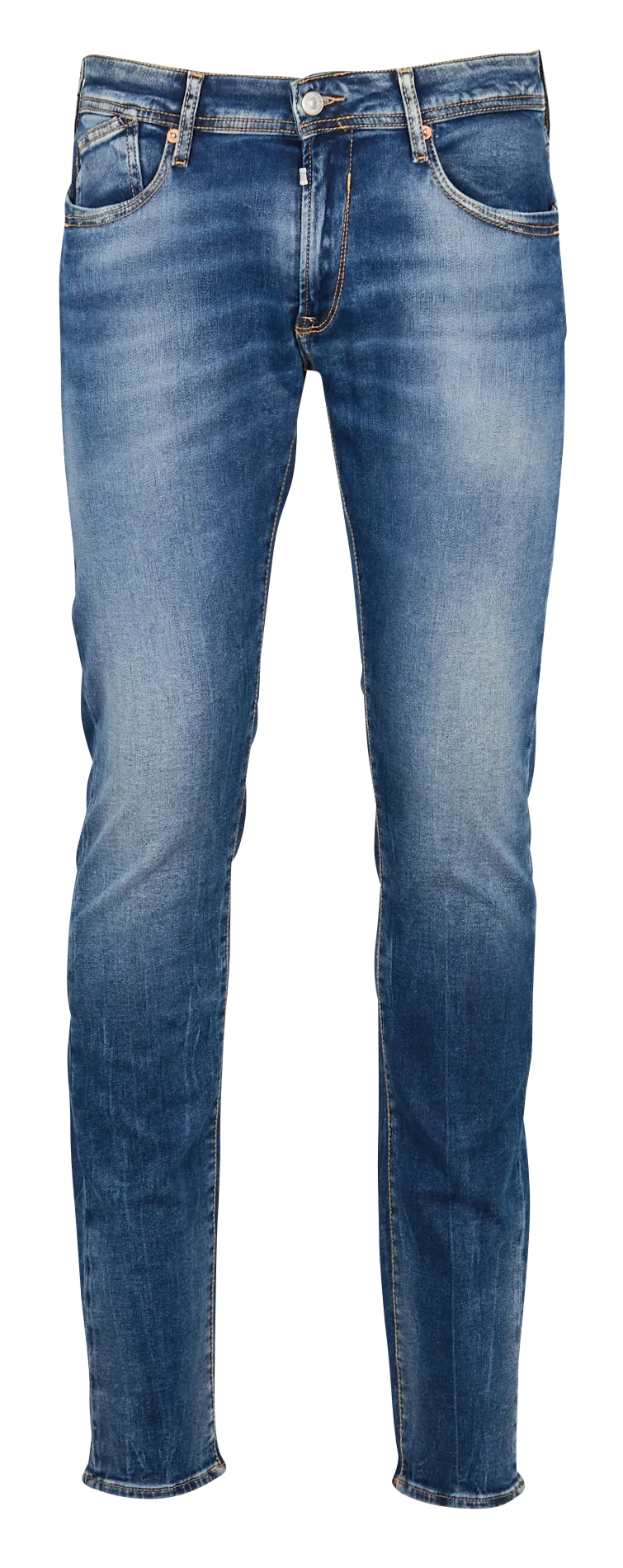 LE TEMPS DES CERISES 700/11JO  PANTALóN SLIM DE MEZCLA DE ALGODóN EN AZUL
