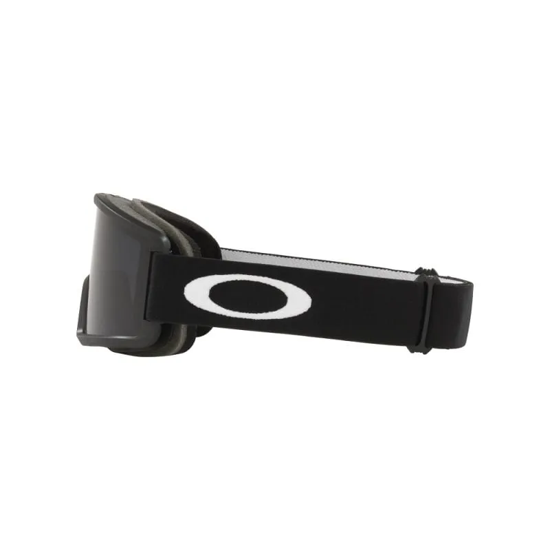 MáSCARA OAKLEY LíNEA DE META L (NEGRO MATE  GRIS OSCURO)