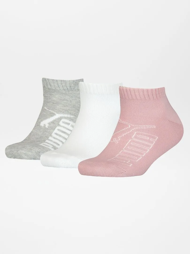 PACK DE 3 PARES DE CALCETINES 'PUMA'  ROSA