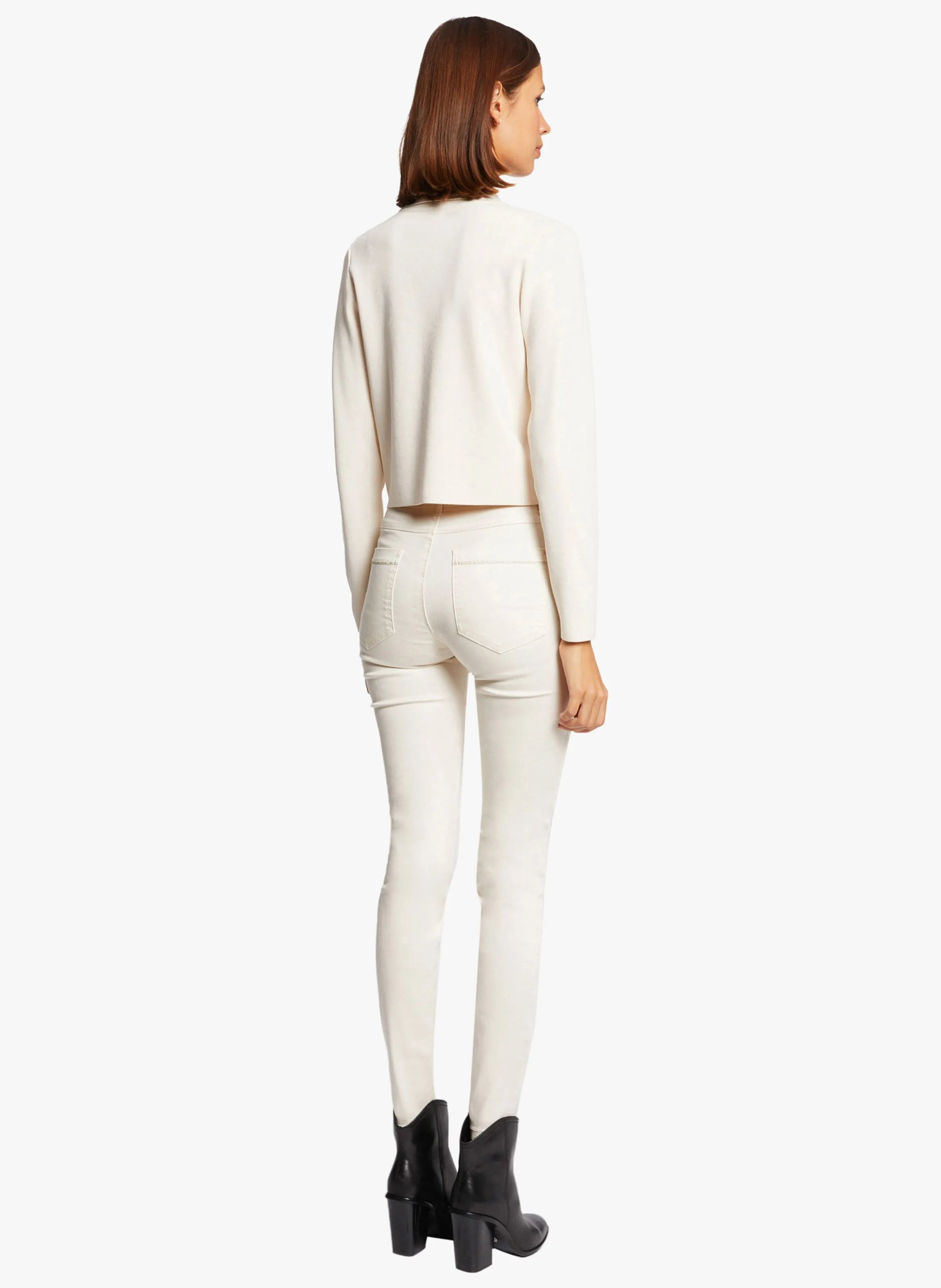 PALY  PANTALóN SLIM DE MEZCLA DE ALGODóN EN BEIGE