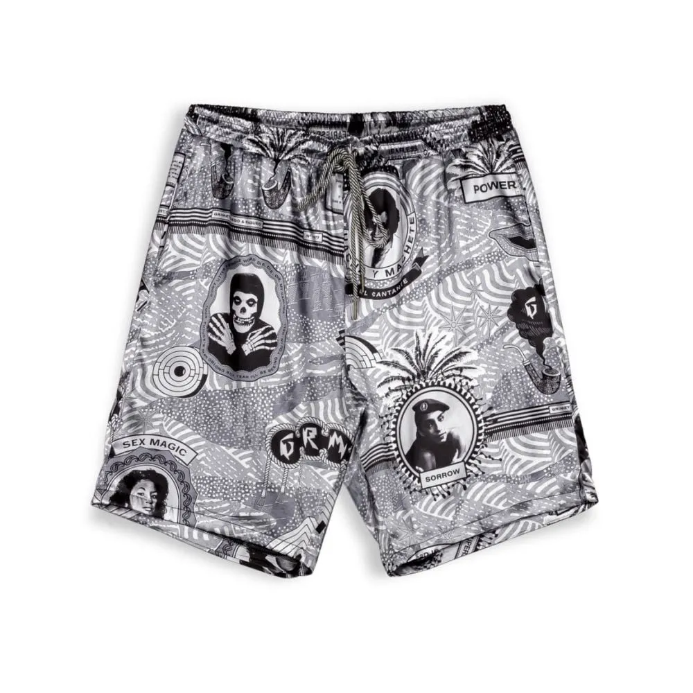 PANTALÓN CORTO GRIMEY SUPASTAR SATIN  BLACK | SS24