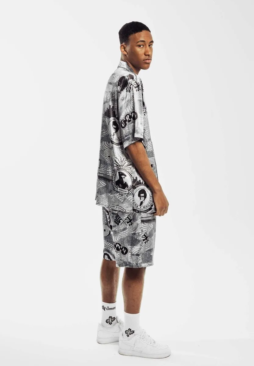 PANTALÓN CORTO GRIMEY SUPASTAR SATIN  BLACK | SS24
