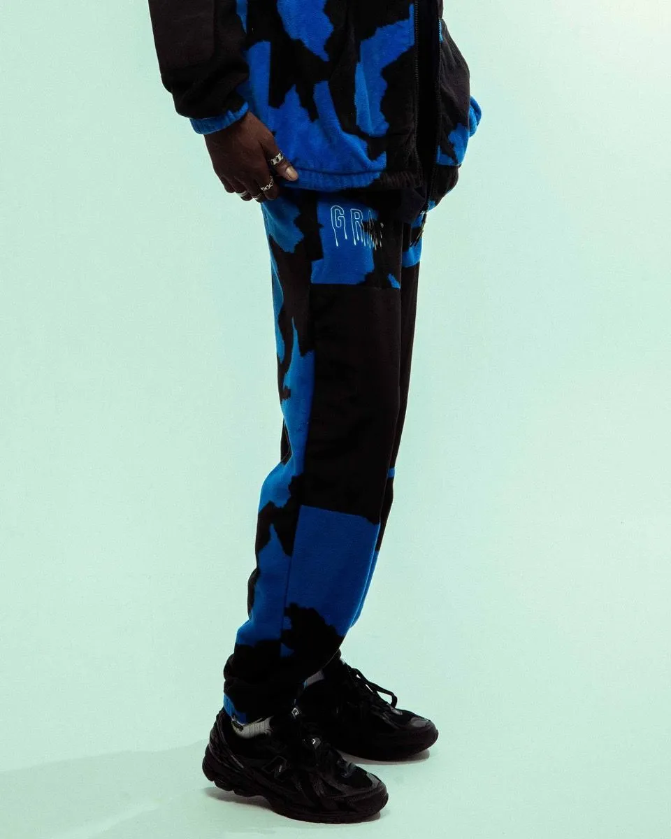 PANTALÓN GRIMEY BACK AT YOU ALL OVER PRINT POLAR FLEECE  ROYAL BLUE | FW23