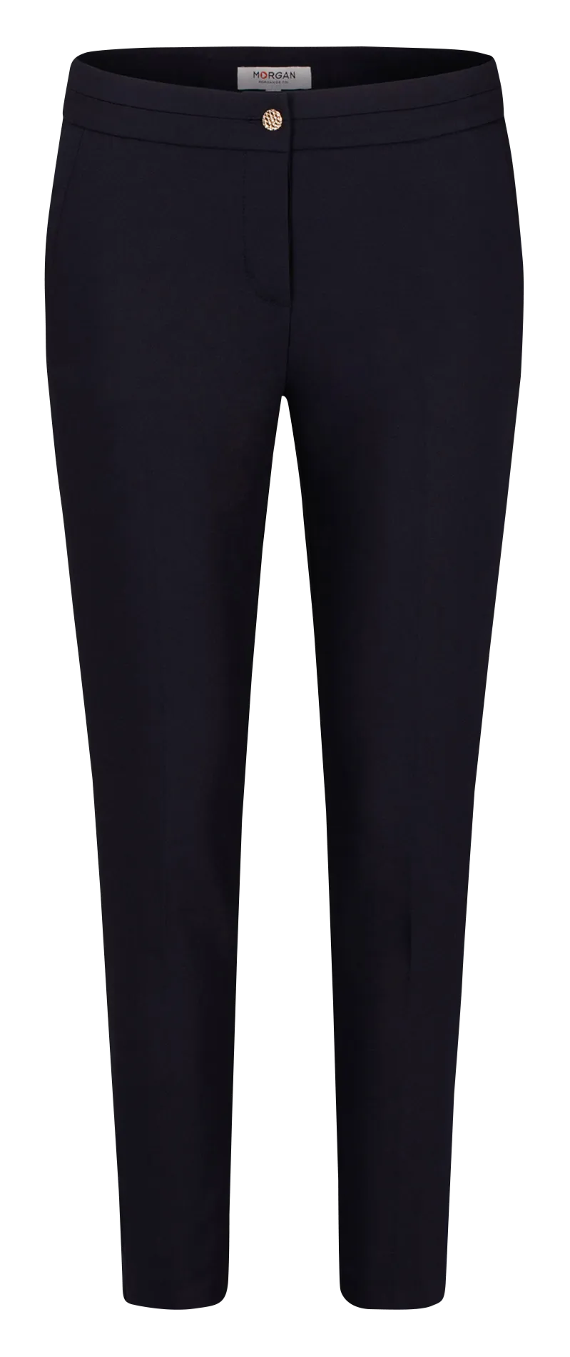 PLIME.F  PANTALóN SLIM TOBILLERO DE MEZCLA DE ALGODóN EN AZUL