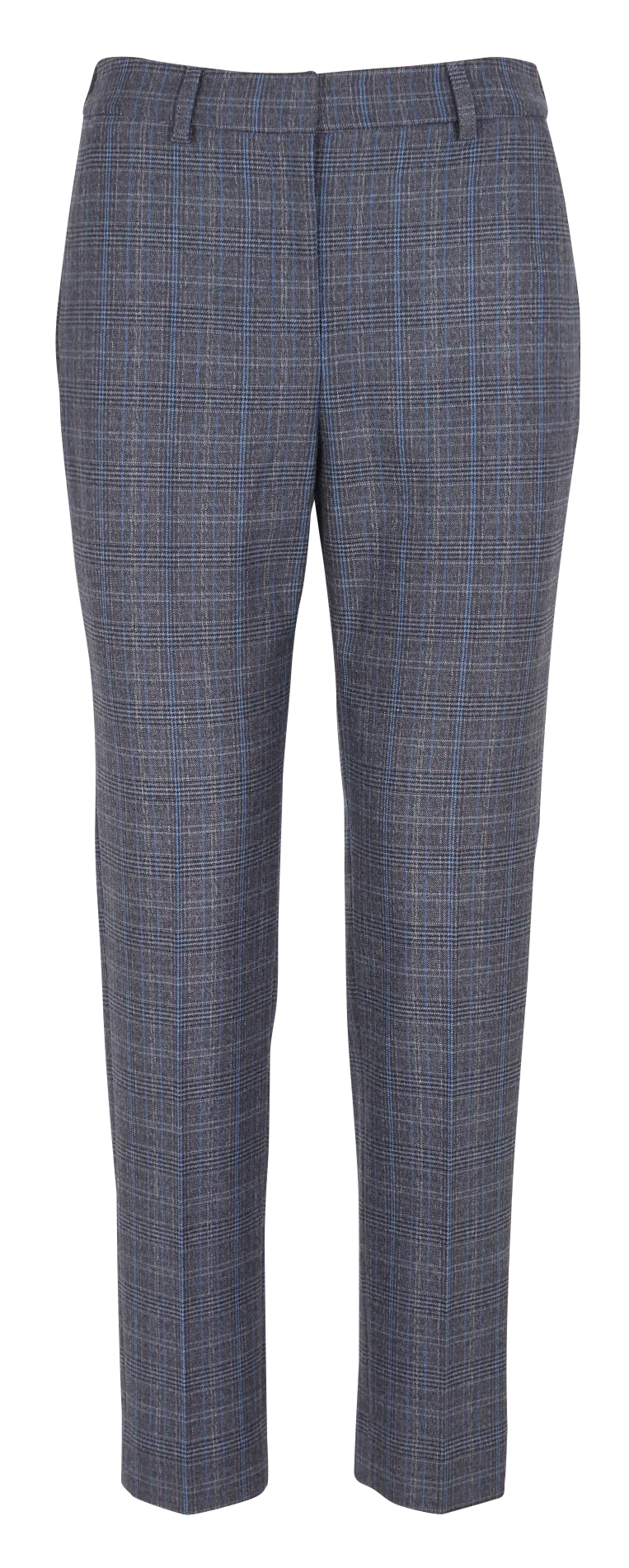 PSIDIKO1  PANTALóN PITILLO DE CUADROS EN AZUL