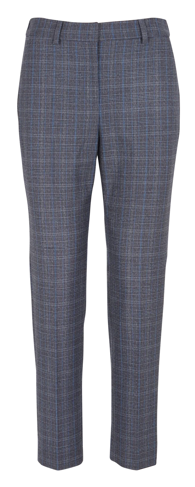 PSIDIKO1  PANTALóN PITILLO DE CUADROS EN AZUL