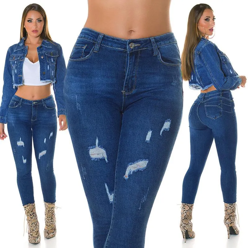 PUSHUP JEANS DISEñO USADO MODA MUJER