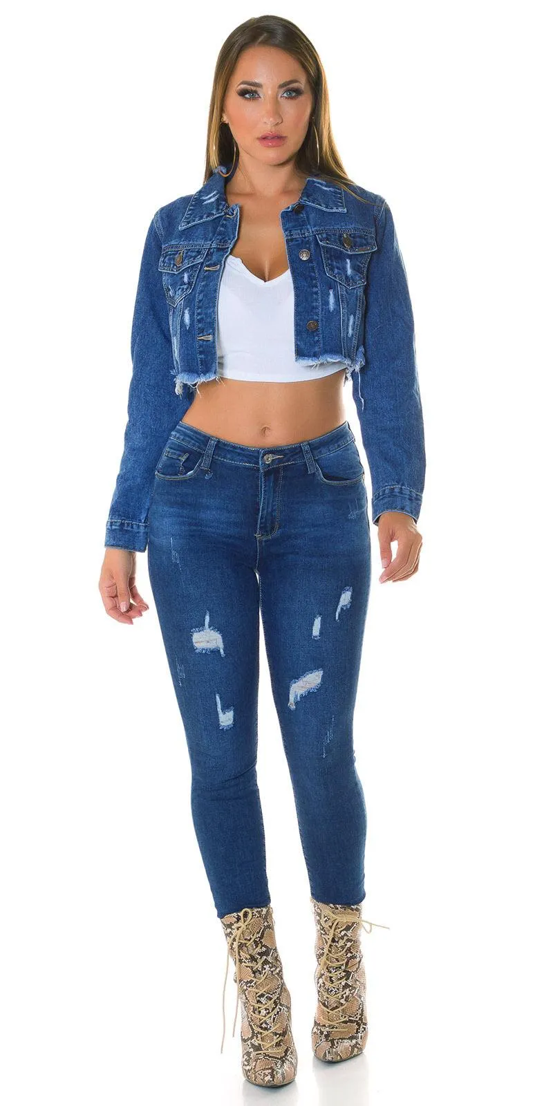PUSHUP JEANS DISEñO USADO MODA MUJER