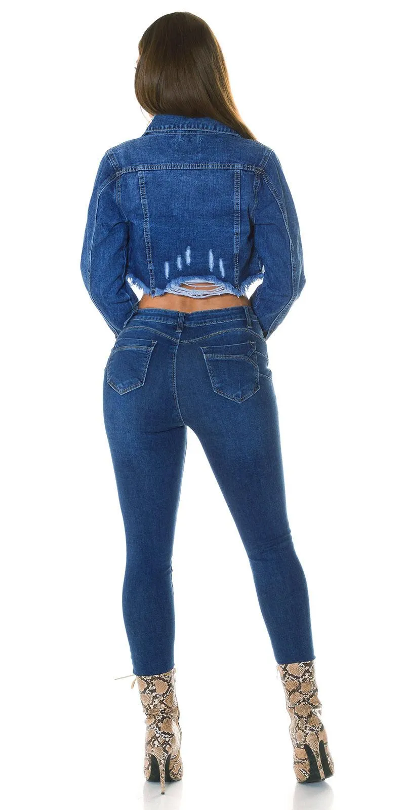 PUSHUP JEANS DISEñO USADO MODA MUJER