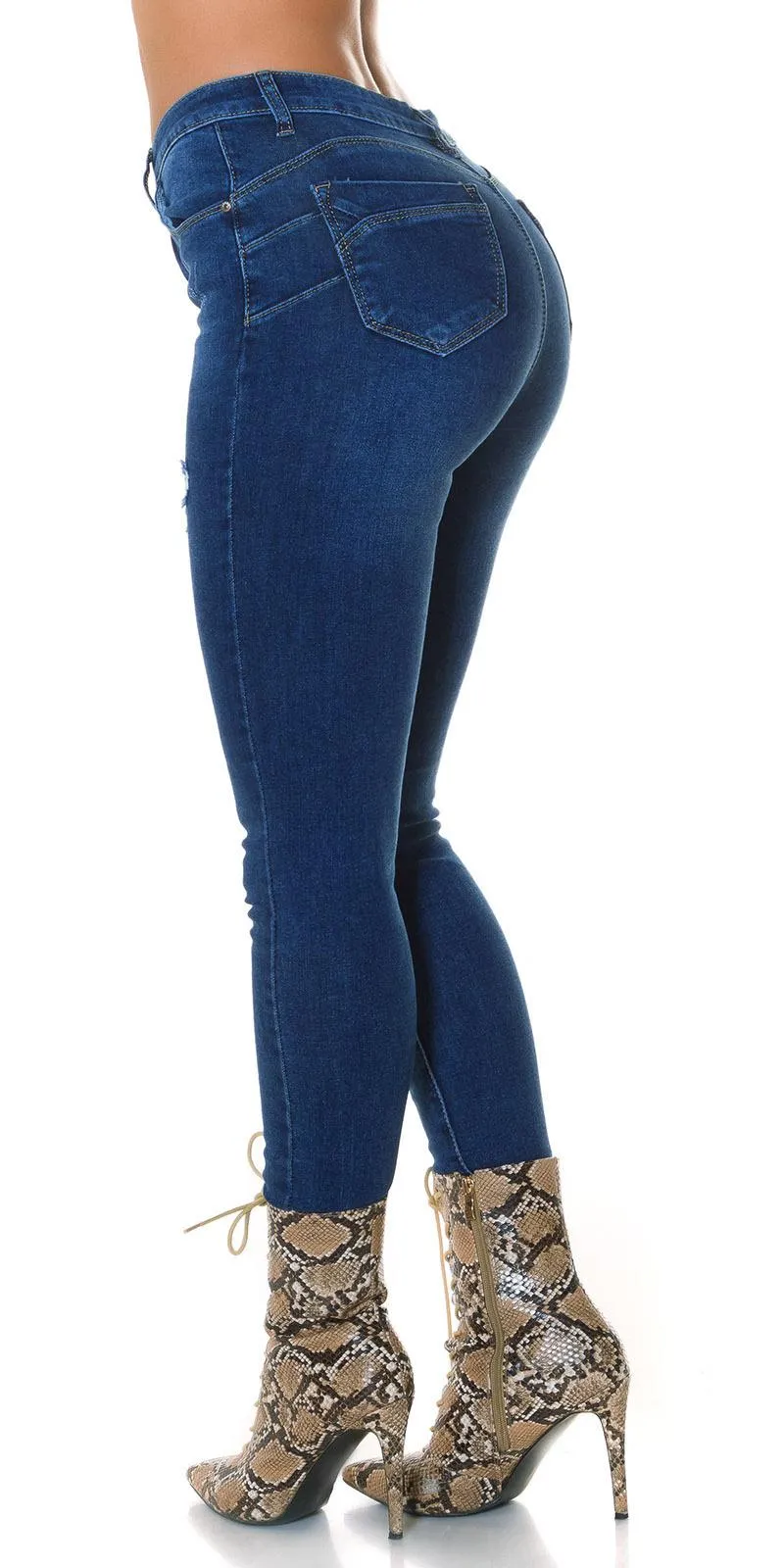 PUSHUP JEANS DISEñO USADO MODA MUJER