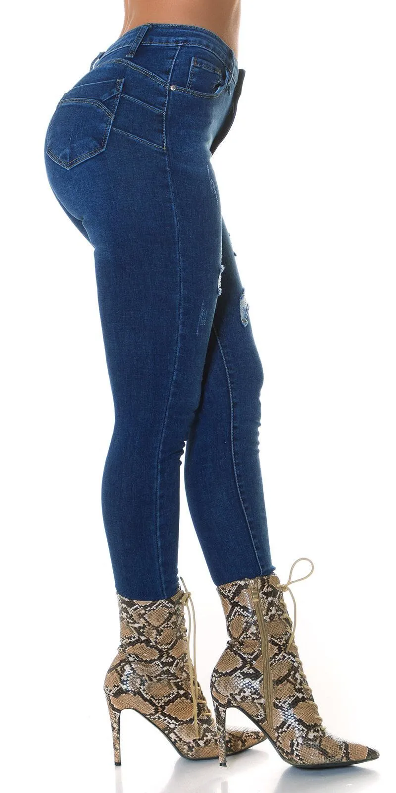 PUSHUP JEANS DISEñO USADO MODA MUJER