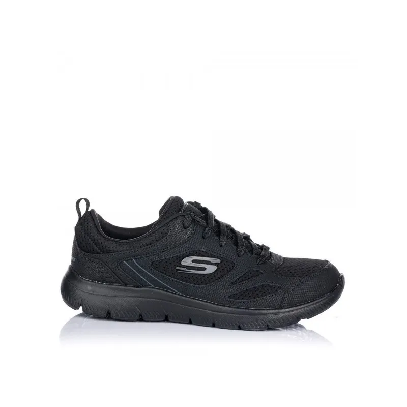 SNEAKERS SKECHERS 12982 MUJER NEGRONEGRO