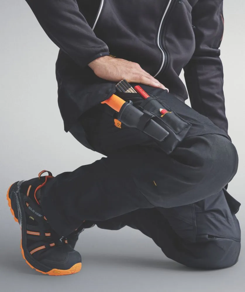 Snickers AllroundWork, pantalón elástico, negro (cintura 39
