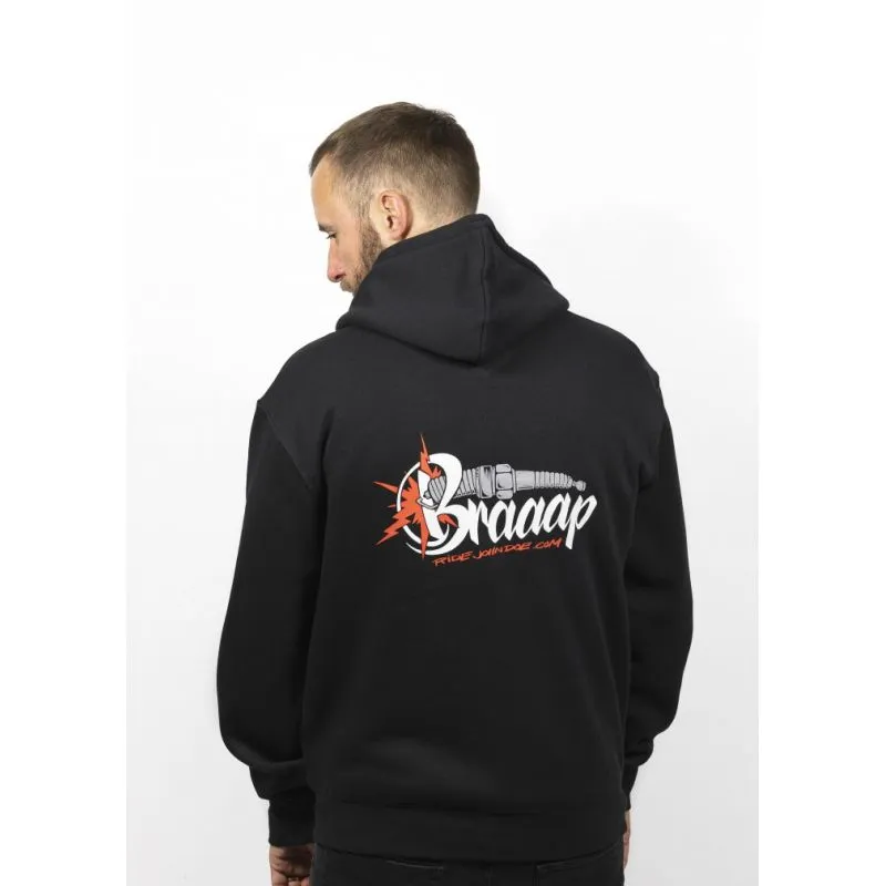 SUDADERA MOTO CREMALLERA BRAAAP  JOHN DOE