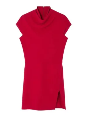 VERSACE VESTIDO MIDI  ROJO