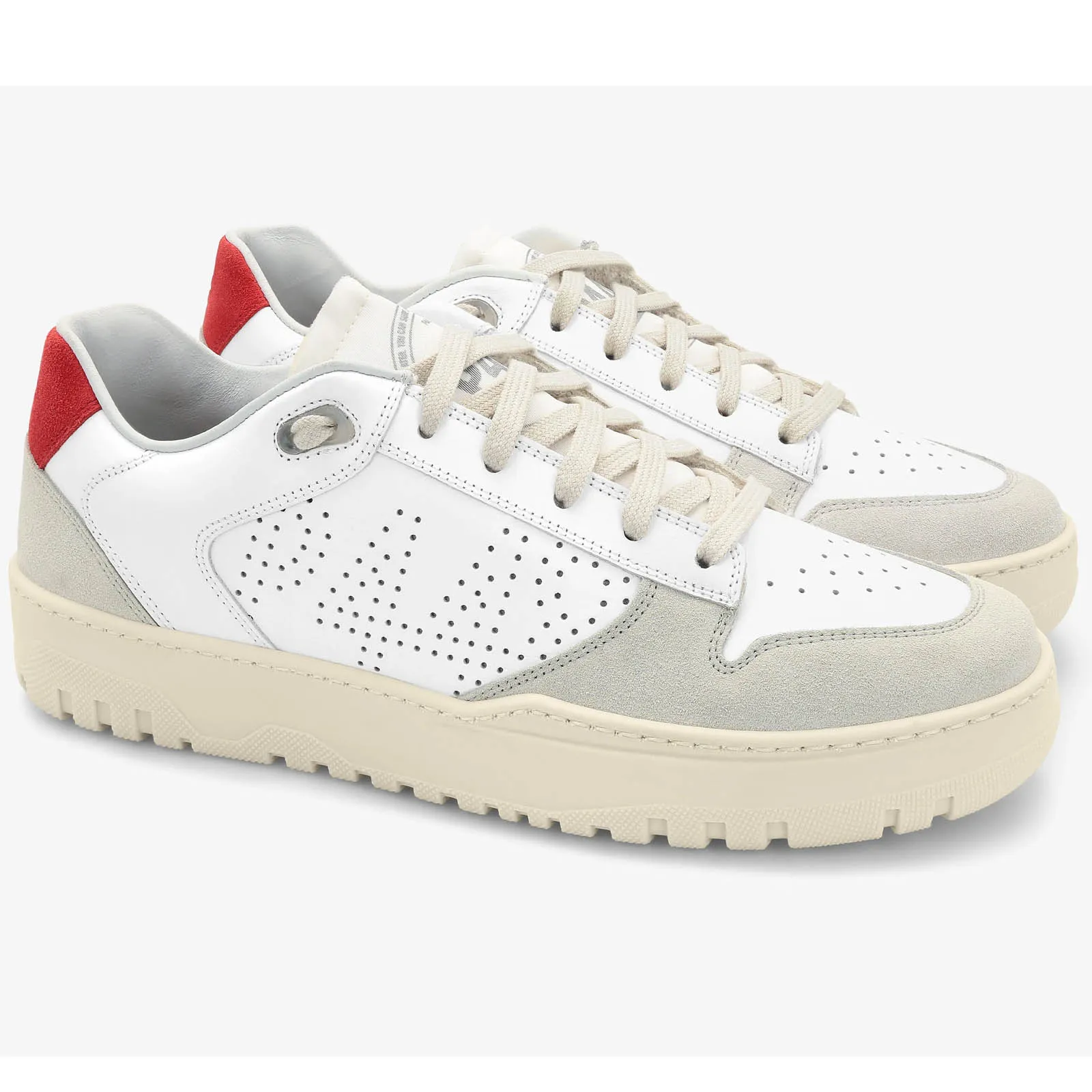 ZAPATILLAS P448 F22BMASONM WHI/ROJO
