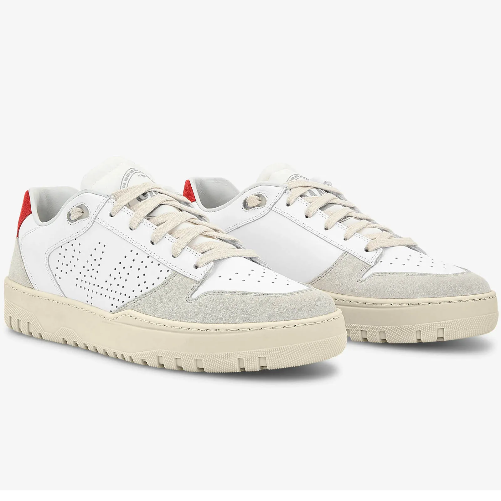 ZAPATILLAS P448 F22BMASONM WHI/ROJO