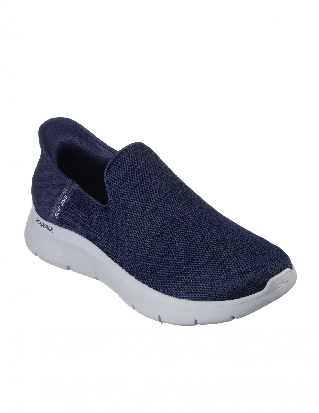 ZAPATILLAS SKECHERS SLIPINS GO WALK FLEX NO HANDS AZULES
