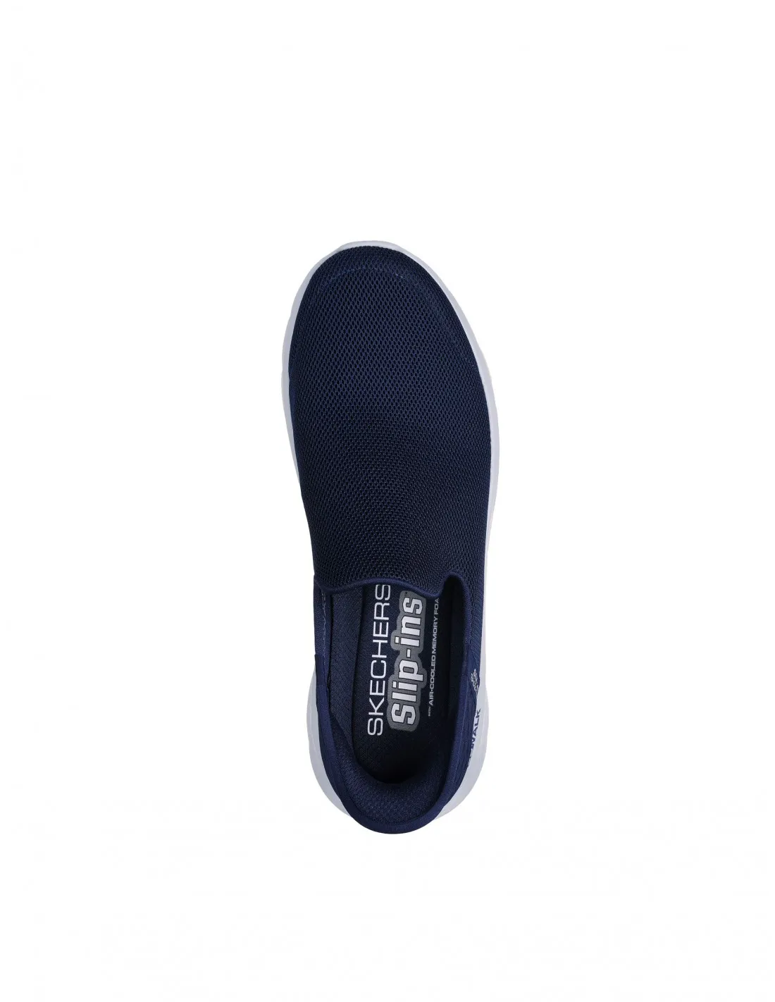 ZAPATILLAS SKECHERS SLIPINS GO WALK FLEX NO HANDS AZULES