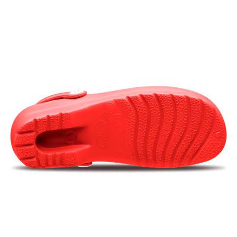 ZUECO FLOTANTES GRUYERE COLOR ROJO  FELIZ CAMINAR